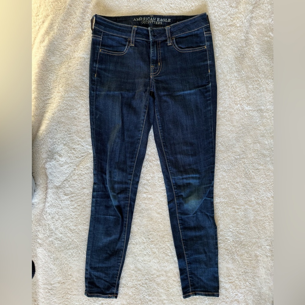 American Eagle Jegging Jeans, Dark Wash, Women 2